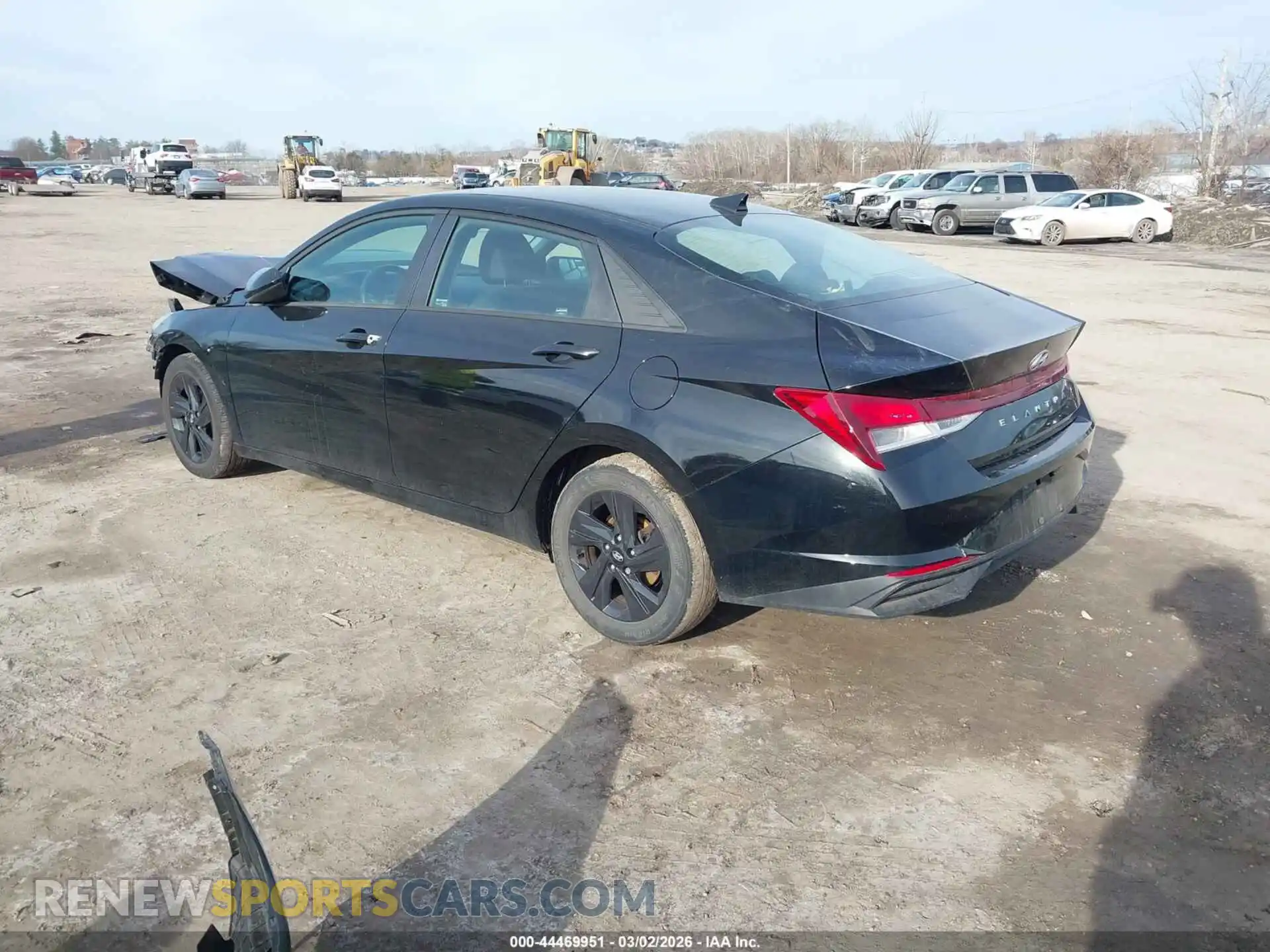 3 Photograph of a damaged car 5NPLS4AG9MH019312 HYUNDAI ELANTRA 2021