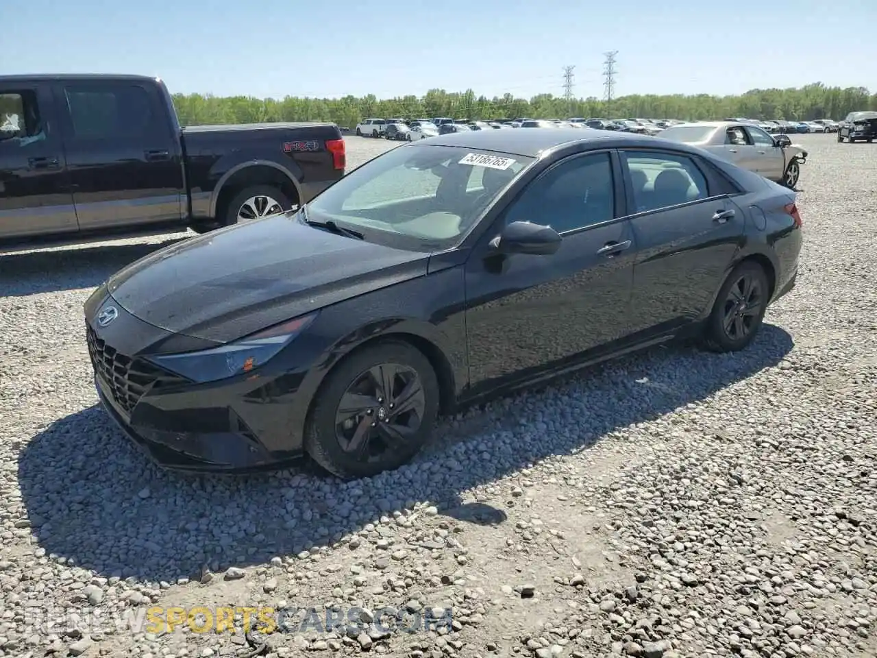 1 Photograph of a damaged car 5NPLS4AG9MH024090 HYUNDAI ELANTRA 2021