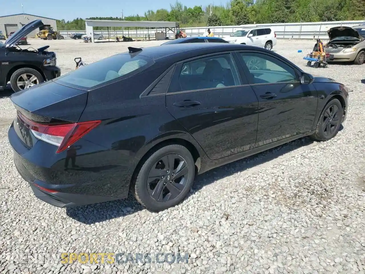 3 Photograph of a damaged car 5NPLS4AG9MH024090 HYUNDAI ELANTRA 2021