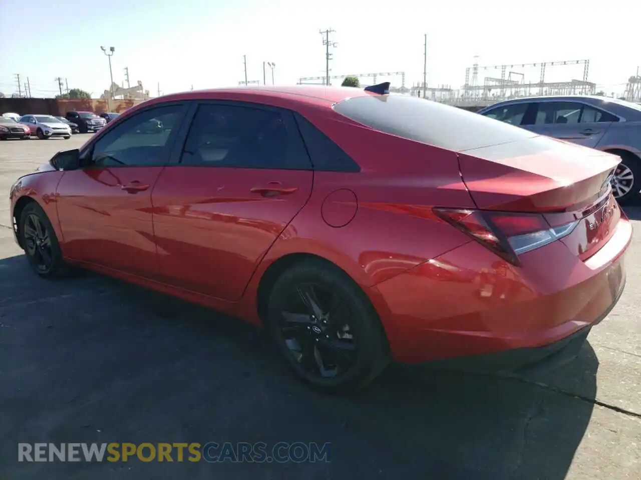 2 fotografías del automóvil dañado 5NPLS4AG9MH024560 HYUNDAI ELANTRA 2021