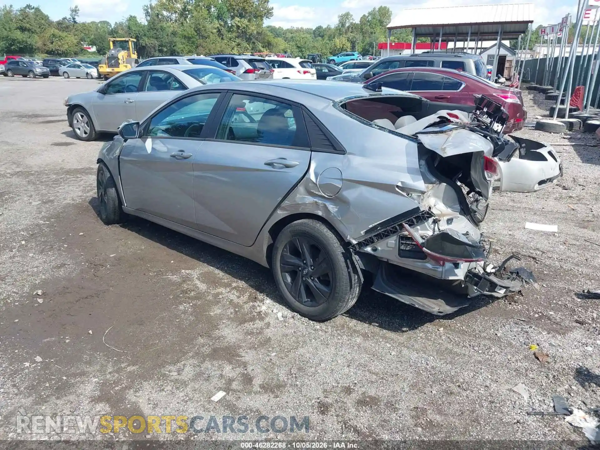 3 Photograph of a damaged car 5NPLS4AG9MH032609 HYUNDAI ELANTRA 2021