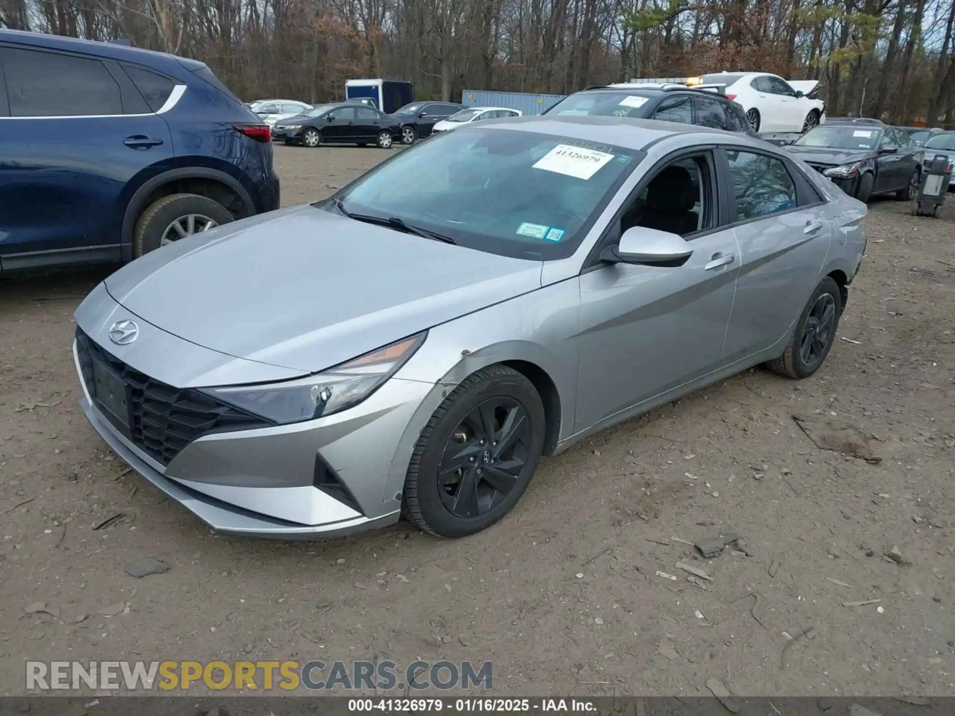 2 Photograph of a damaged car 5NPLS4AG9MH047823 HYUNDAI ELANTRA 2021