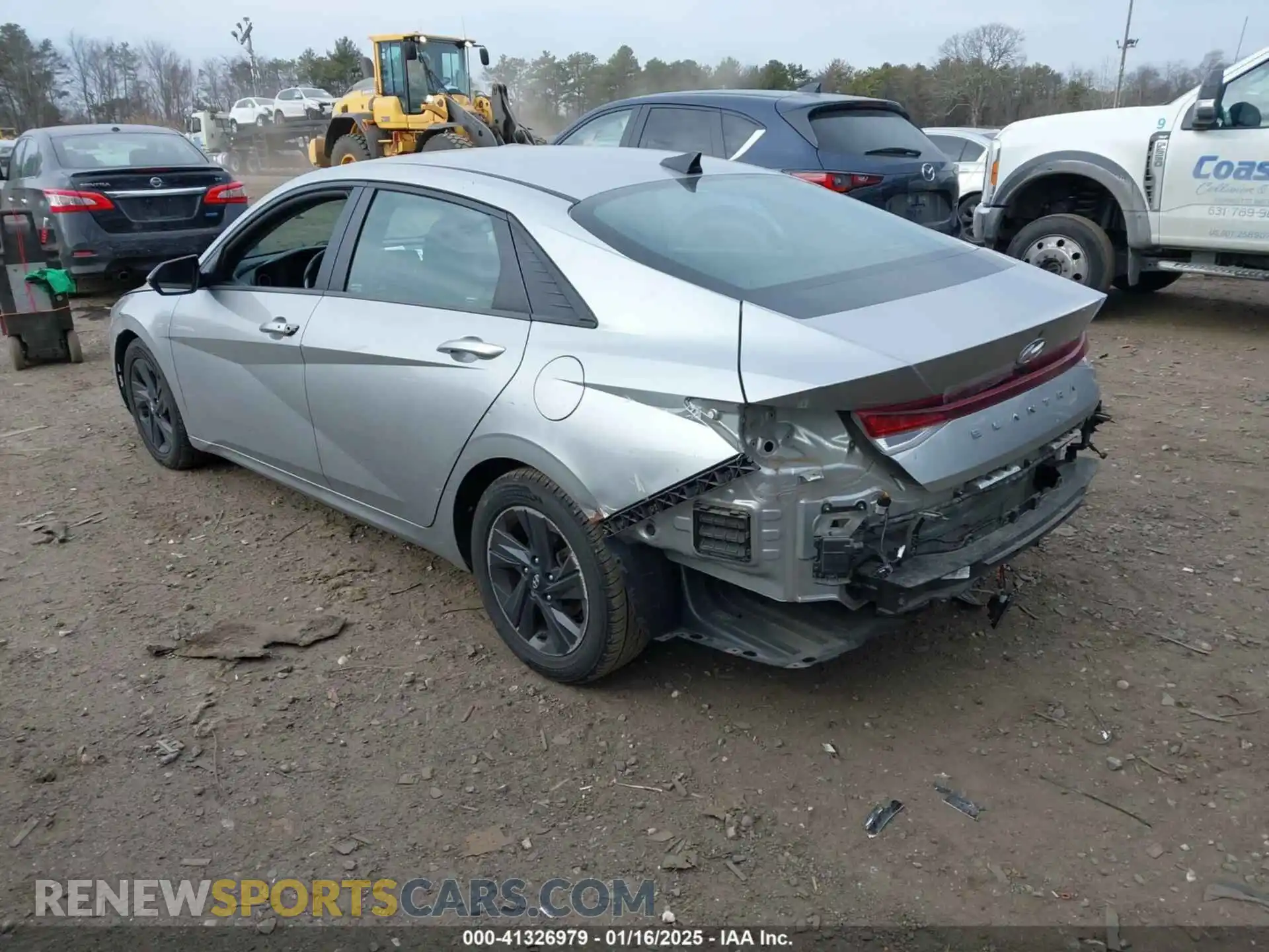 3 Photograph of a damaged car 5NPLS4AG9MH047823 HYUNDAI ELANTRA 2021