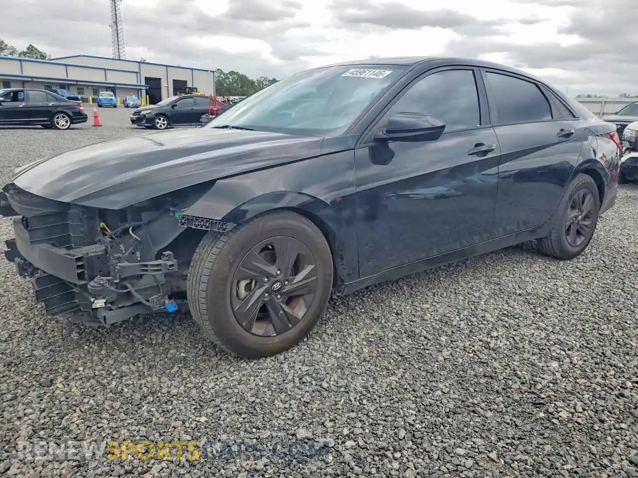 1 Photograph of a damaged car 5NPLS4AGXMH003555 HYUNDAI ELANTRA 2021