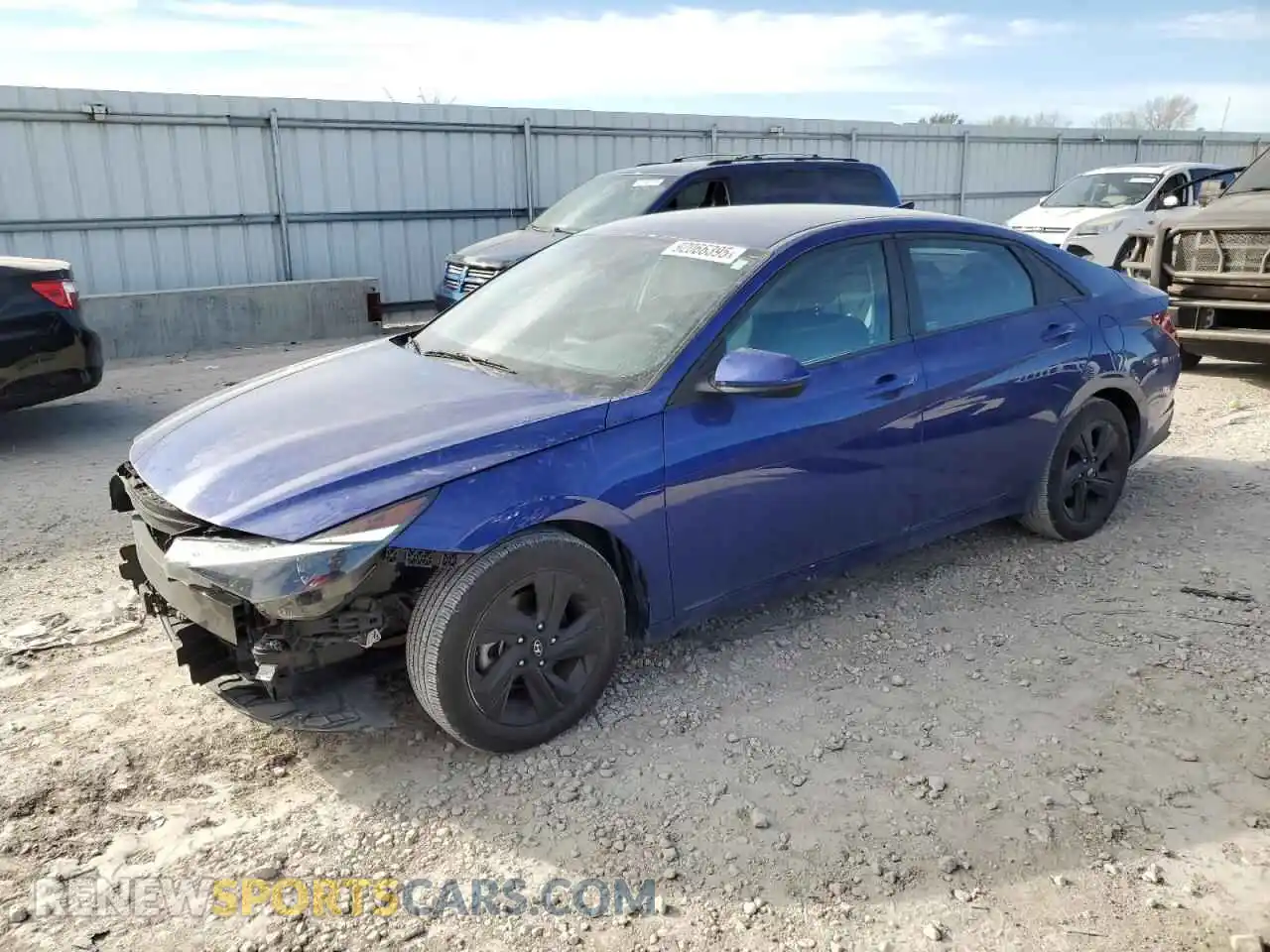 1 Photograph of a damaged car 5NPLS4AGXMH003569 HYUNDAI ELANTRA 2021
