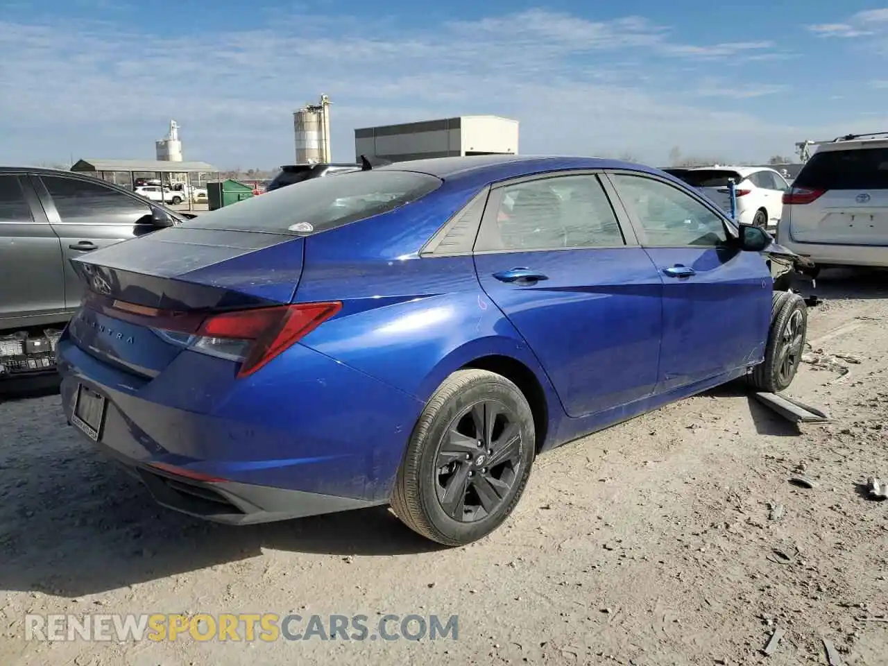 3 Photograph of a damaged car 5NPLS4AGXMH003569 HYUNDAI ELANTRA 2021