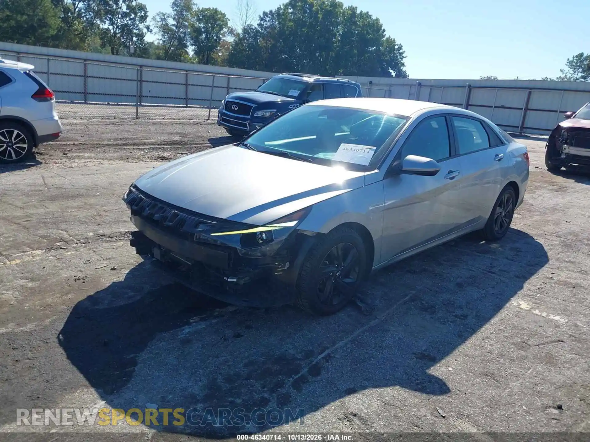2 Photograph of a damaged car 5NPLS4AGXMH004074 HYUNDAI ELANTRA 2021