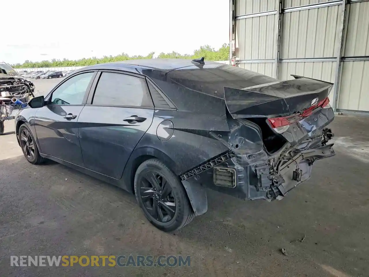 2 Photograph of a damaged car 5NPLS4AGXMH006813 HYUNDAI ELANTRA 2021