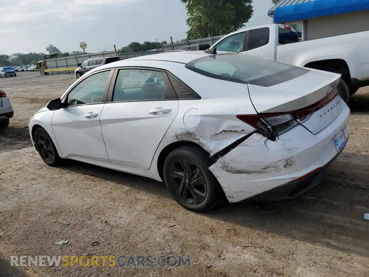 2 Photograph of a damaged car 5NPLS4AGXMH007508 HYUNDAI ELANTRA 2021