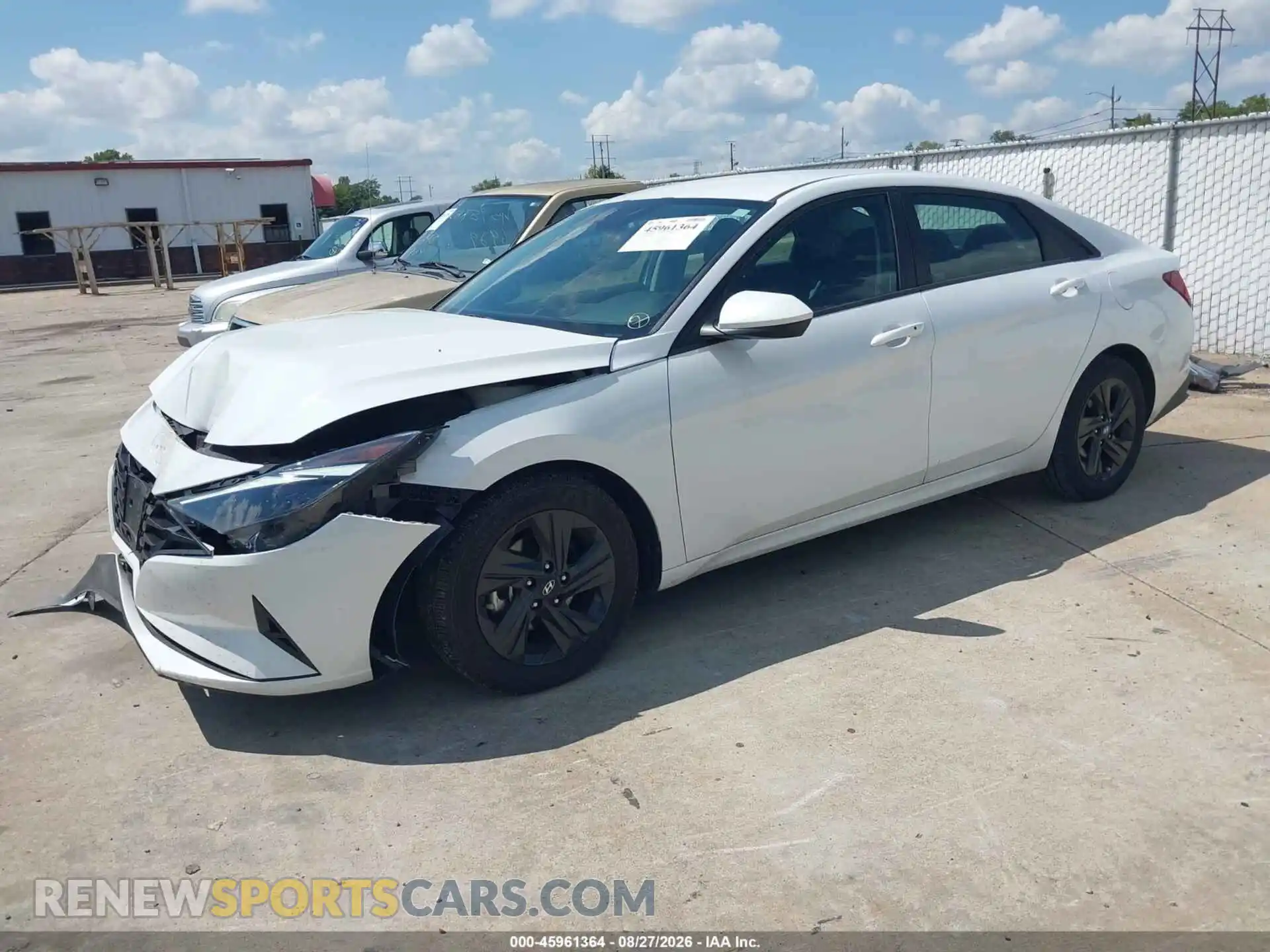 2 Photograph of a damaged car 5NPLS4AGXMH030531 HYUNDAI ELANTRA 2021