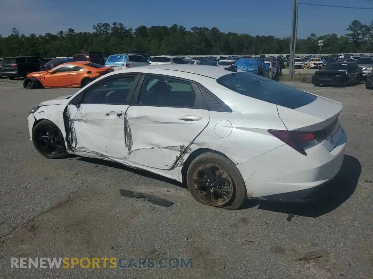 2 Photograph of a damaged car 5NPLS4AGXMH032716 HYUNDAI ELANTRA 2021