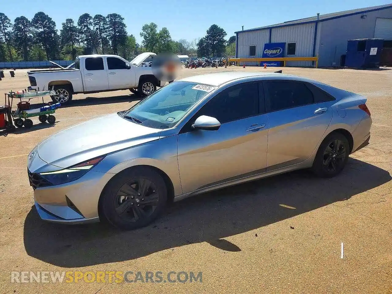 1 Photograph of a damaged car 5NPLS4AGXMH032988 HYUNDAI ELANTRA 2021