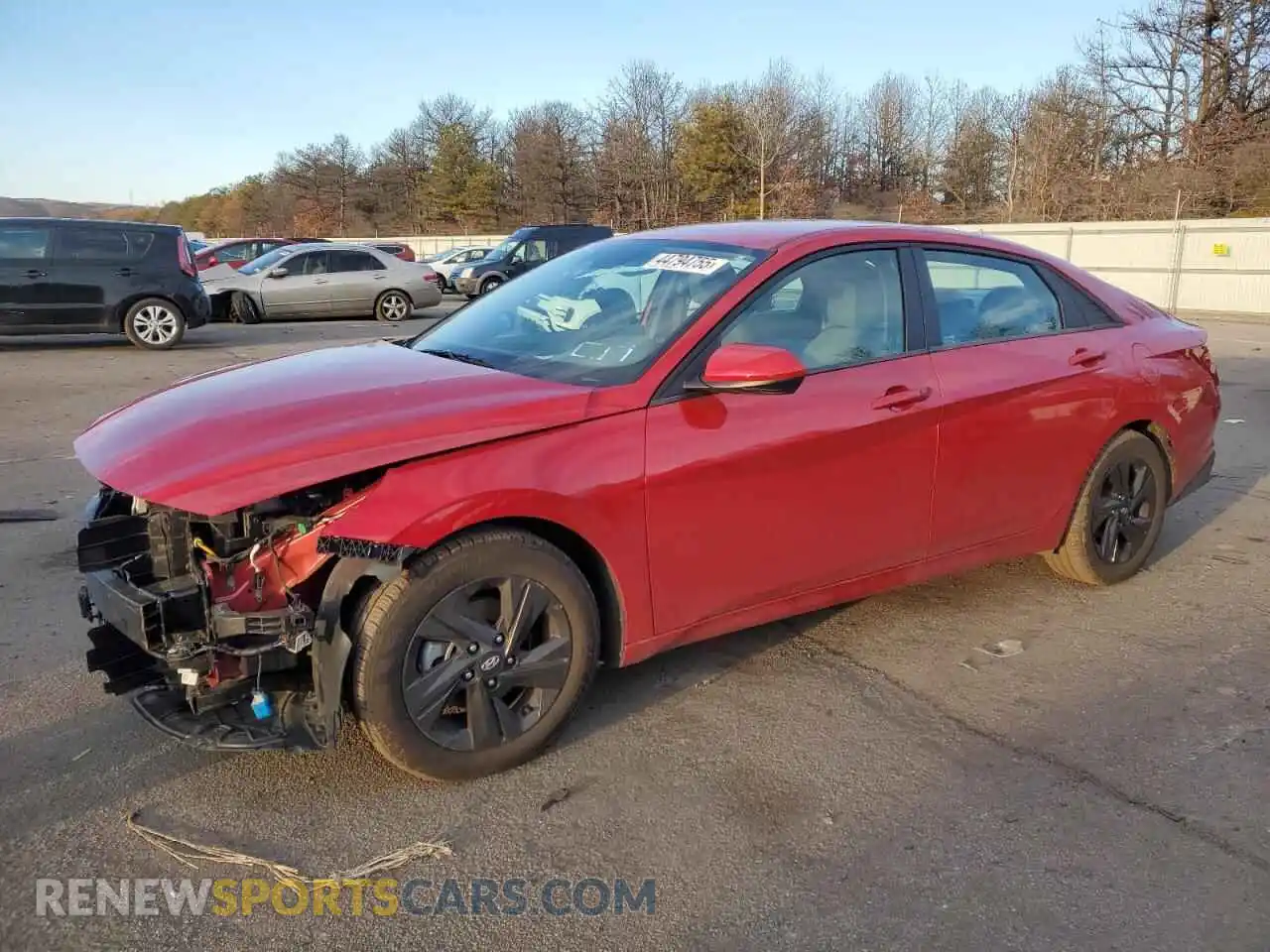 1 Фотография поврежденного автомобиля 5NPLS4AGXMH042341 HYUNDAI ELANTRA 2021