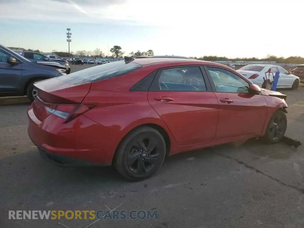 3 Фотография поврежденного автомобиля 5NPLS4AGXMH042341 HYUNDAI ELANTRA 2021