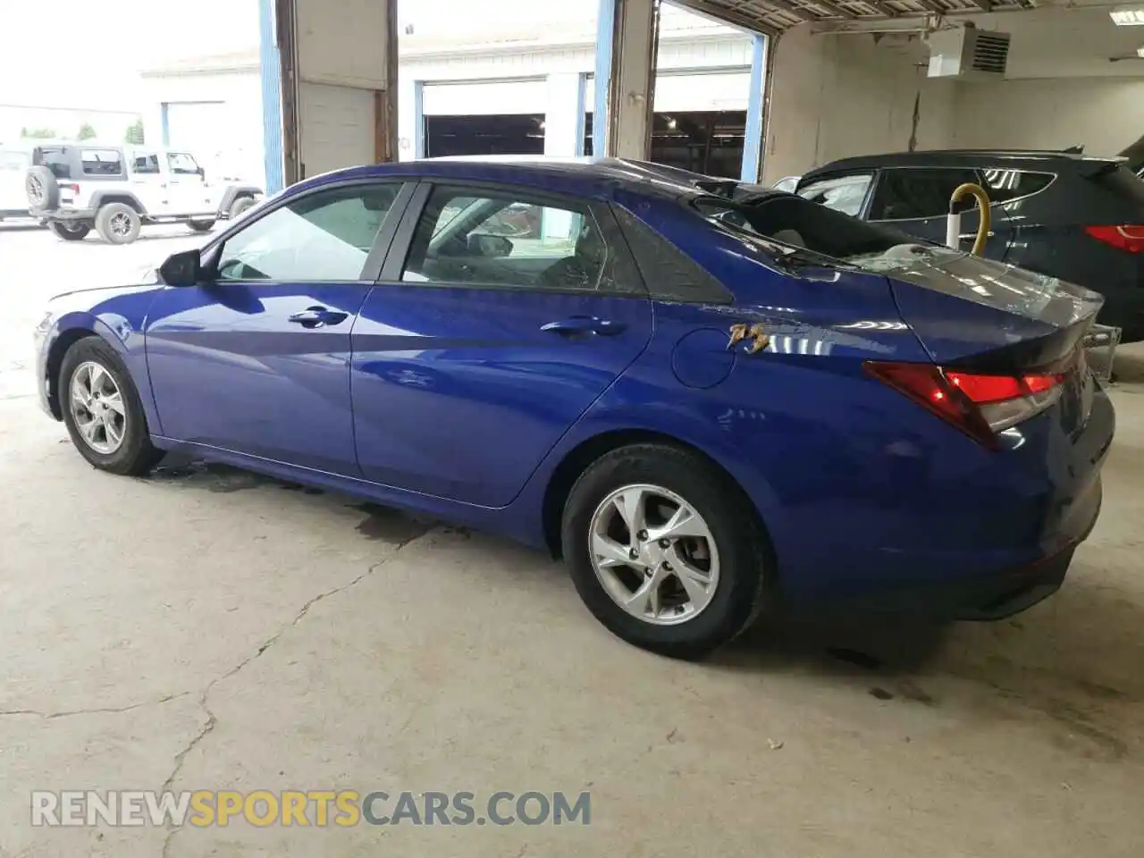2 Photograph of a damaged car KMHLL4AG0MU153334 HYUNDAI ELANTRA 2021