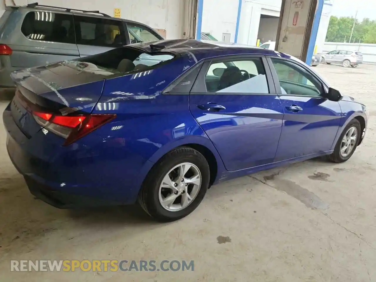 3 Photograph of a damaged car KMHLL4AG0MU153334 HYUNDAI ELANTRA 2021