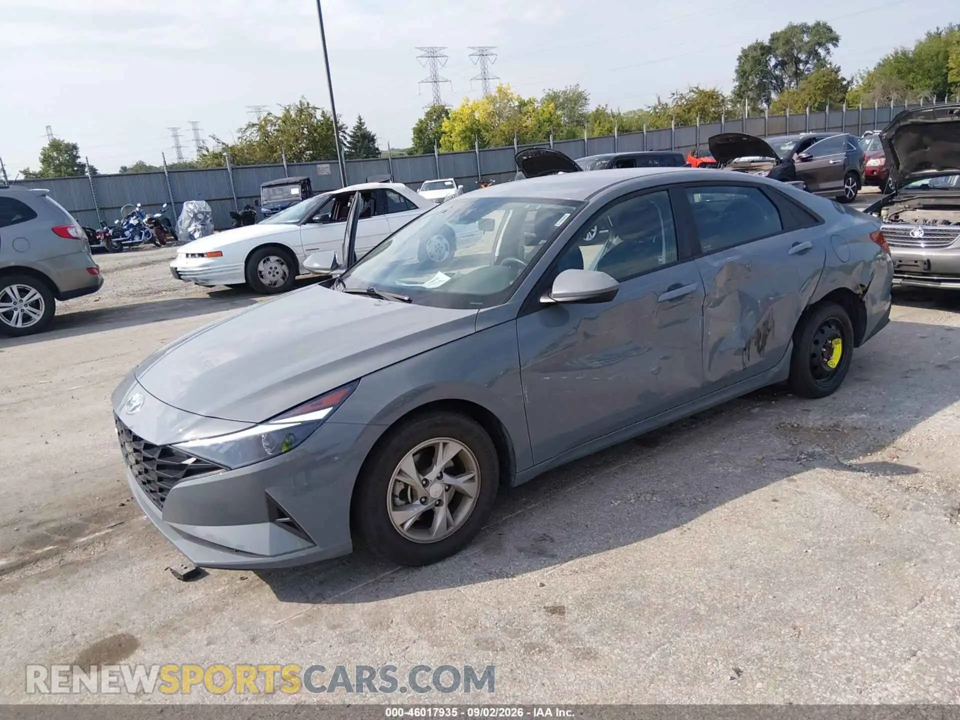 2 fotografías del automóvil dañado KMHLL4AG0MU159859 HYUNDAI ELANTRA 2021