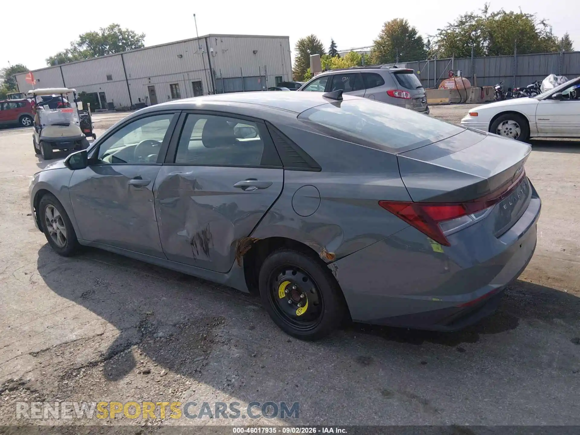 3 fotografías del automóvil dañado KMHLL4AG0MU159859 HYUNDAI ELANTRA 2021