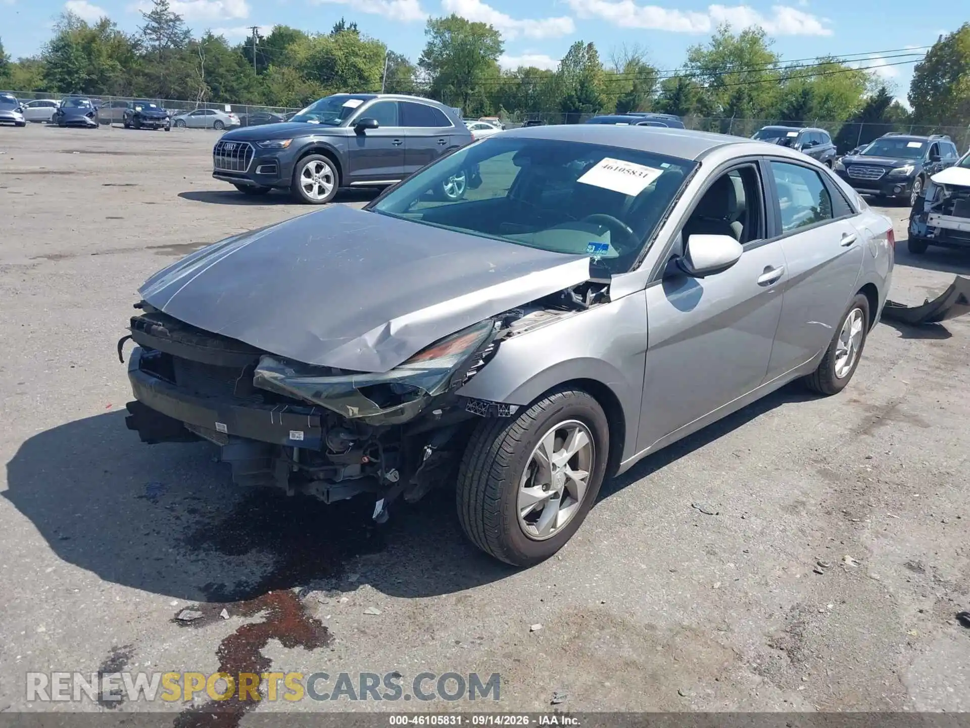2 fotografías del automóvil dañado KMHLL4AG2MU121954 HYUNDAI ELANTRA 2021