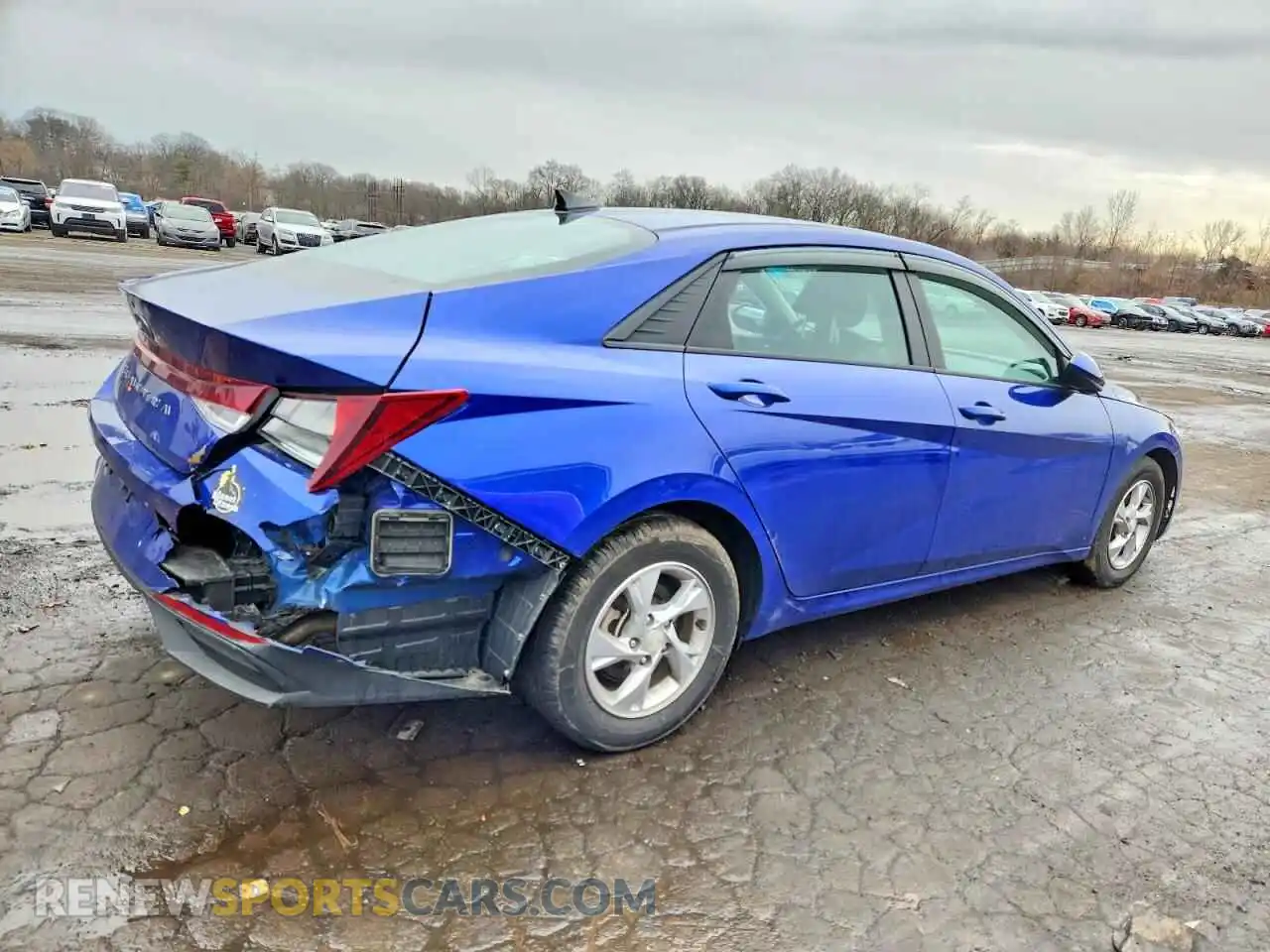3 Photograph of a damaged car KMHLL4AG2MU128113 HYUNDAI ELANTRA 2021