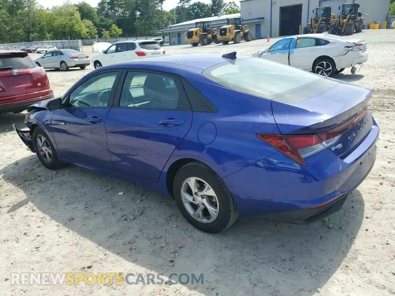 2 Photograph of a damaged car KMHLL4AG2MU133411 HYUNDAI ELANTRA 2021