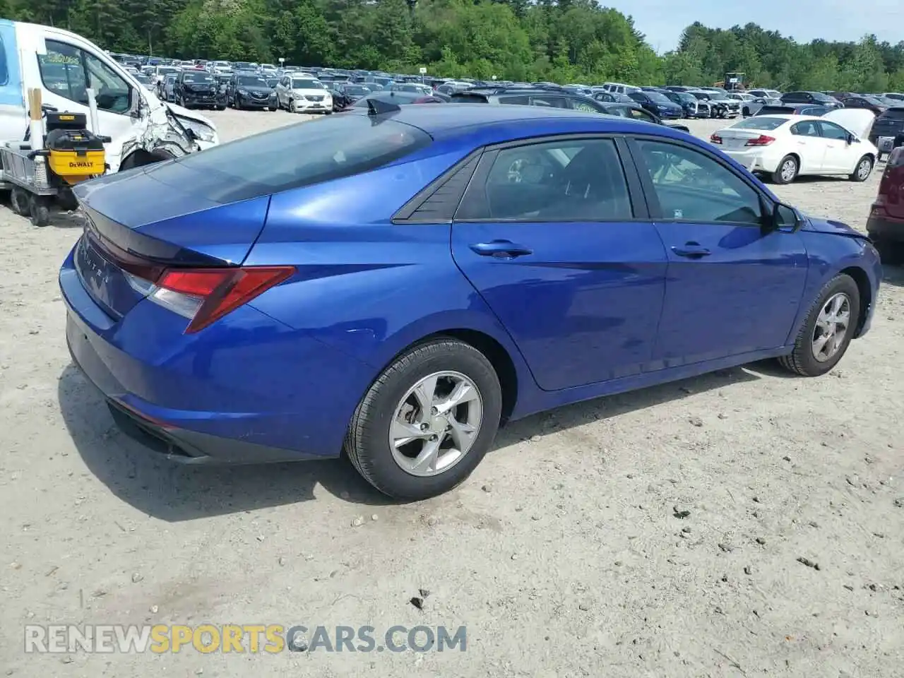 3 Photograph of a damaged car KMHLL4AG2MU133411 HYUNDAI ELANTRA 2021