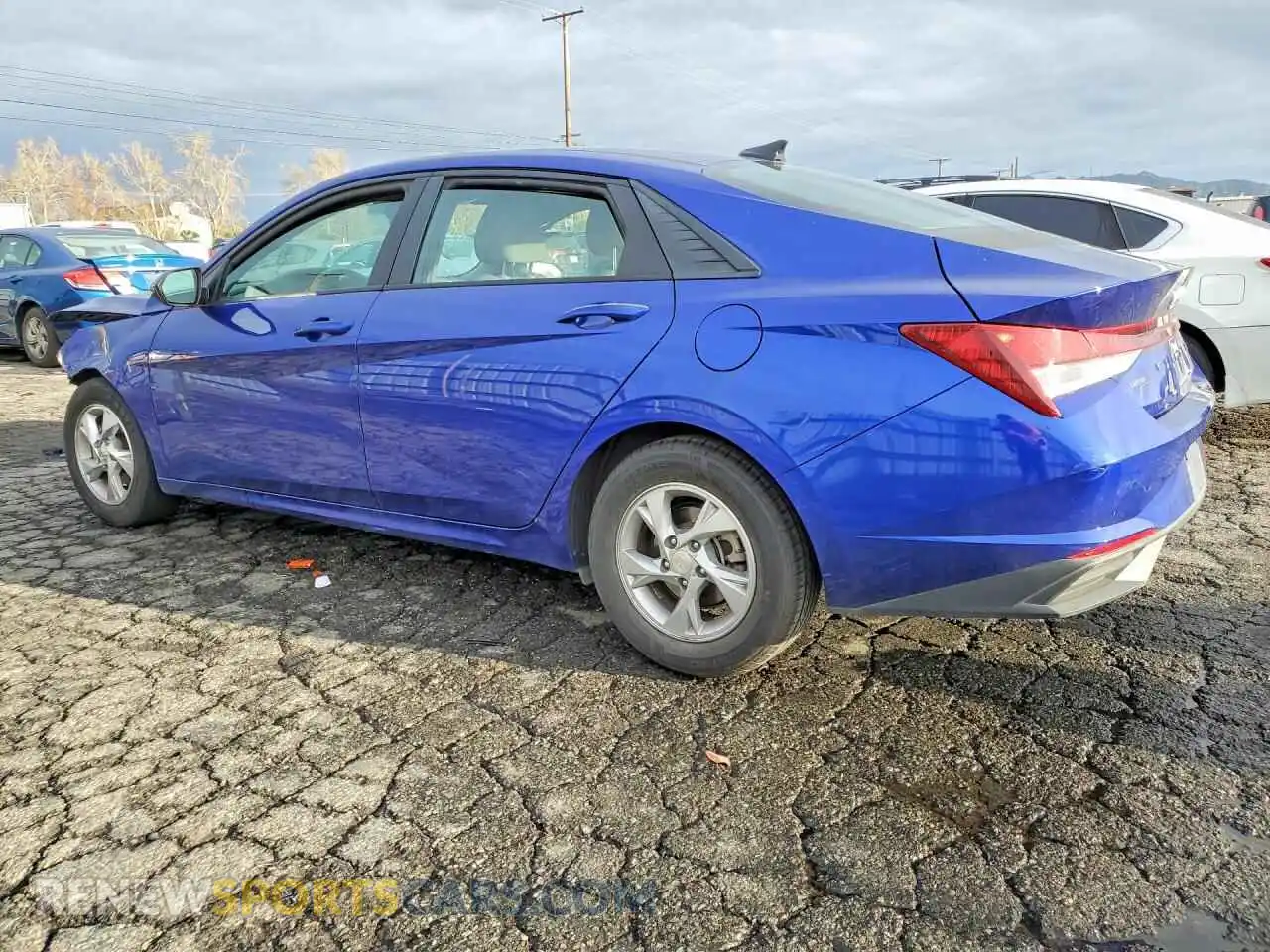 2 Photograph of a damaged car KMHLL4AG2MU152220 HYUNDAI ELANTRA 2021