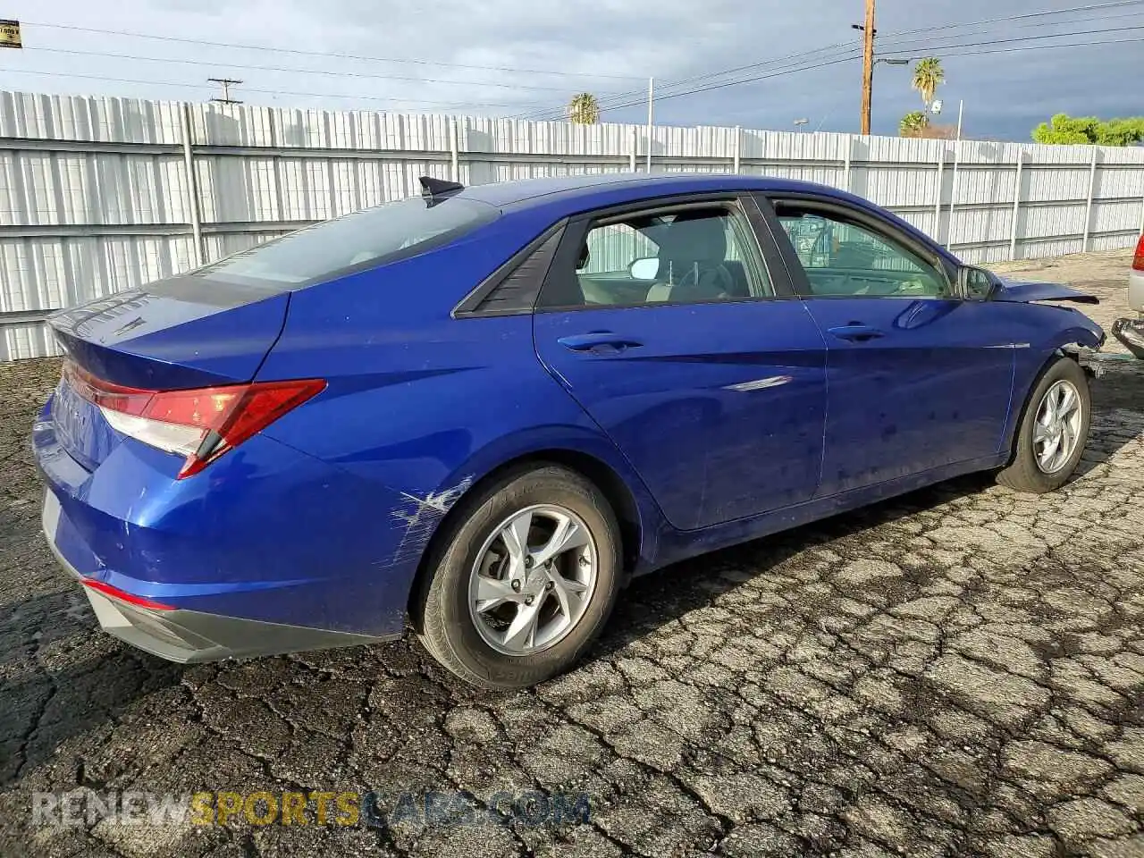 3 Photograph of a damaged car KMHLL4AG2MU152220 HYUNDAI ELANTRA 2021
