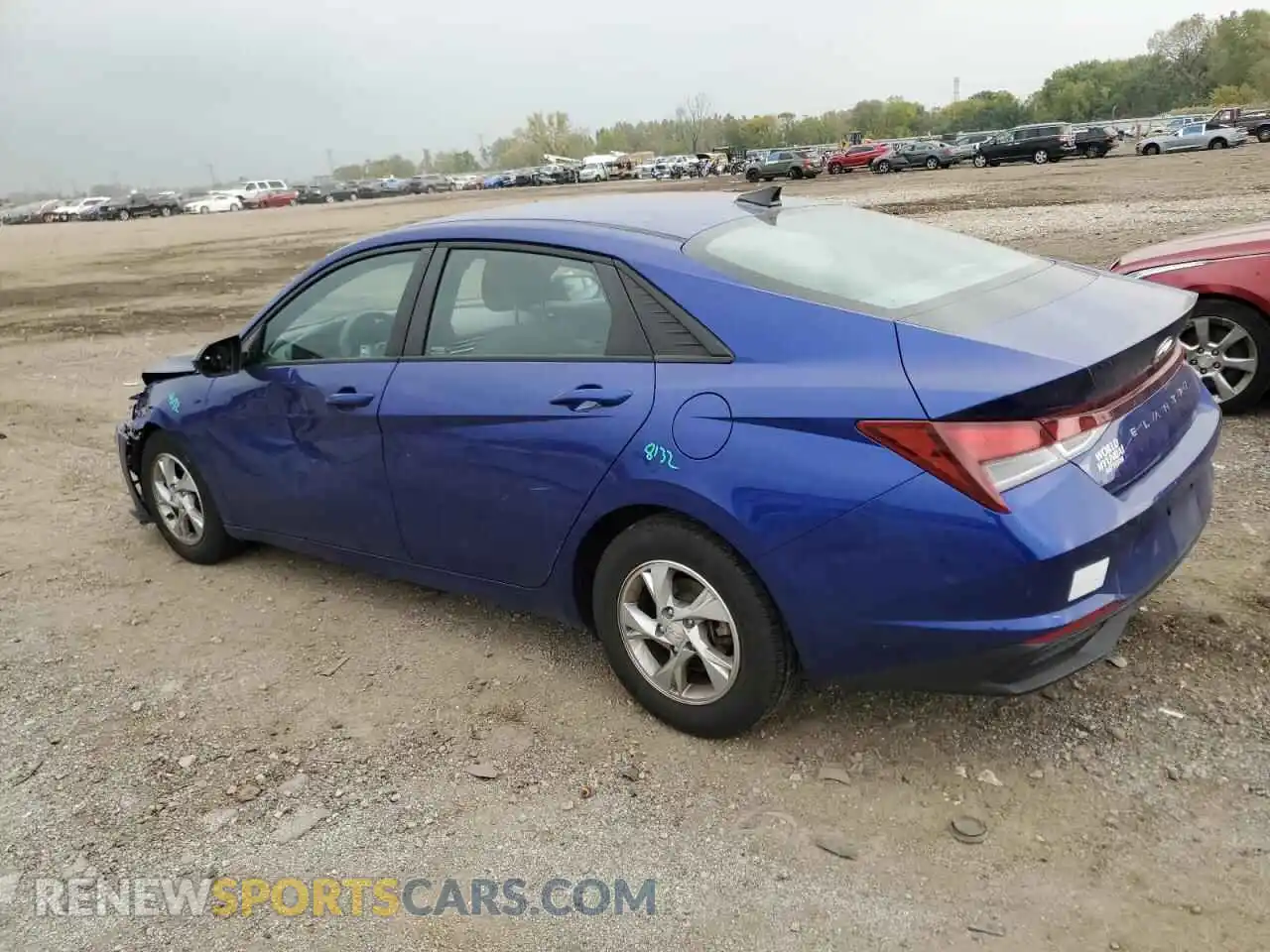 2 Photograph of a damaged car KMHLL4AG2MU155862 HYUNDAI ELANTRA 2021