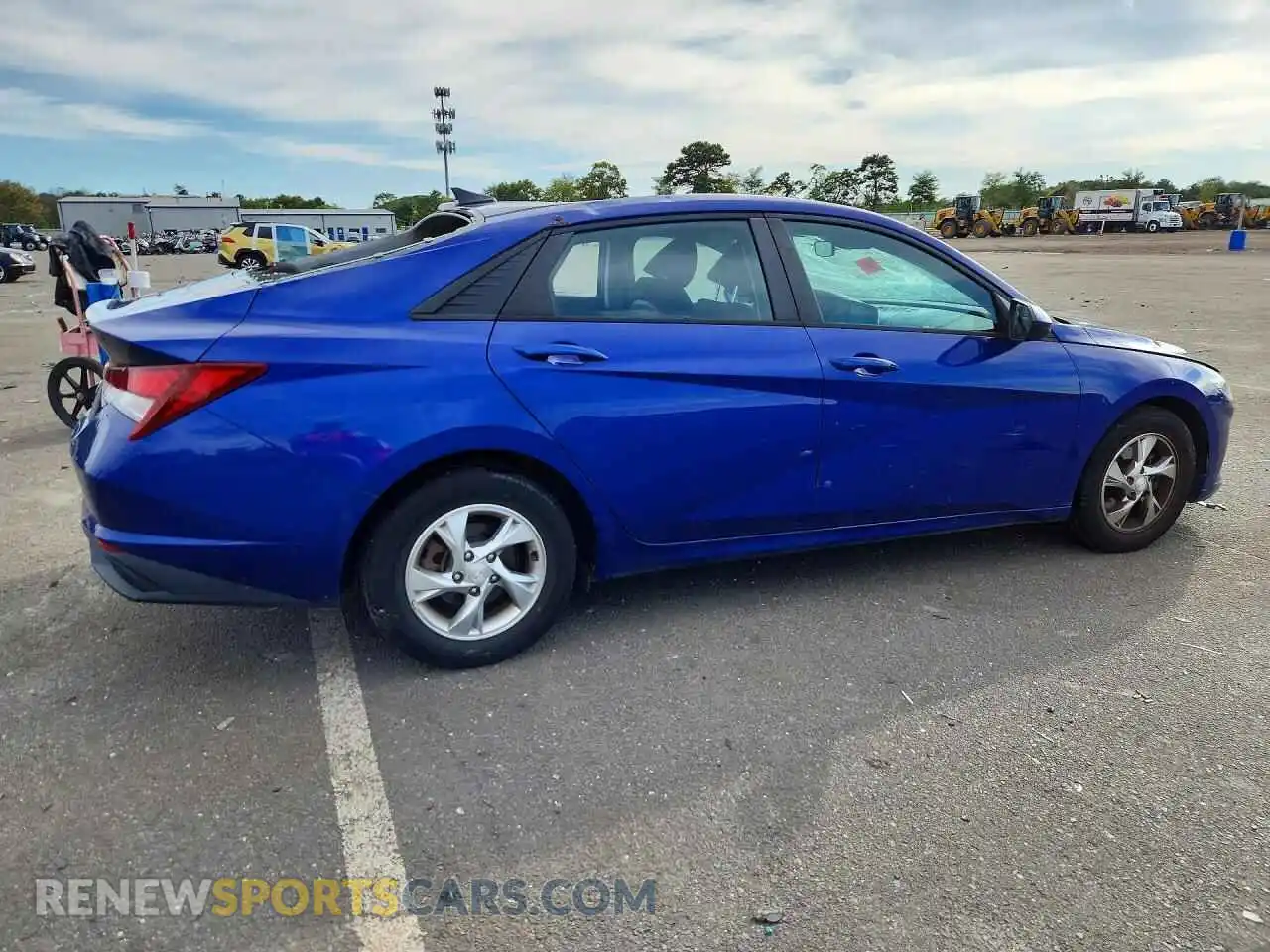 3 Photograph of a damaged car KMHLL4AG2MU181989 HYUNDAI ELANTRA 2021