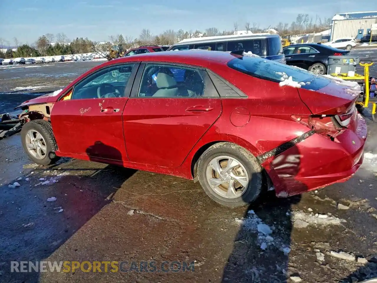 2 Photograph of a damaged car KMHLL4AG2MU199456 HYUNDAI ELANTRA 2021