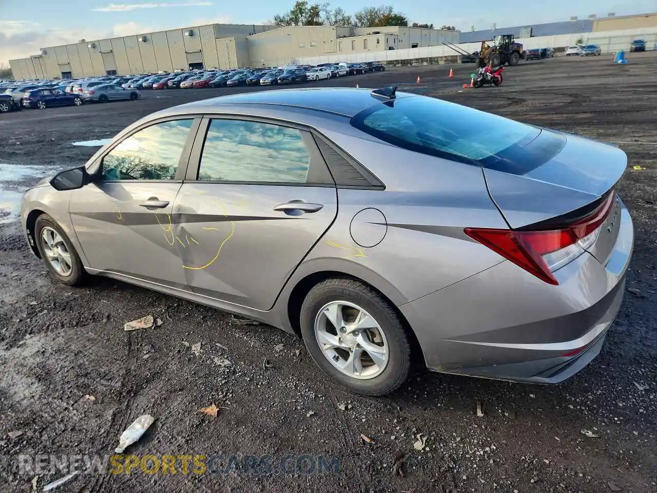 2 Photograph of a damaged car KMHLL4AG2MU200203 HYUNDAI ELANTRA 2021