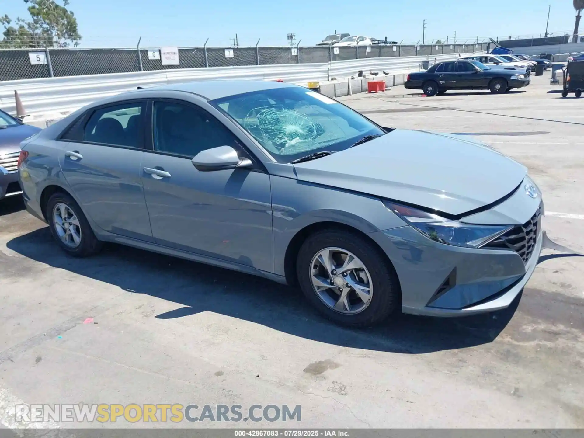 1 Photograph of a damaged car KMHLL4AG3MU108596 HYUNDAI ELANTRA 2021