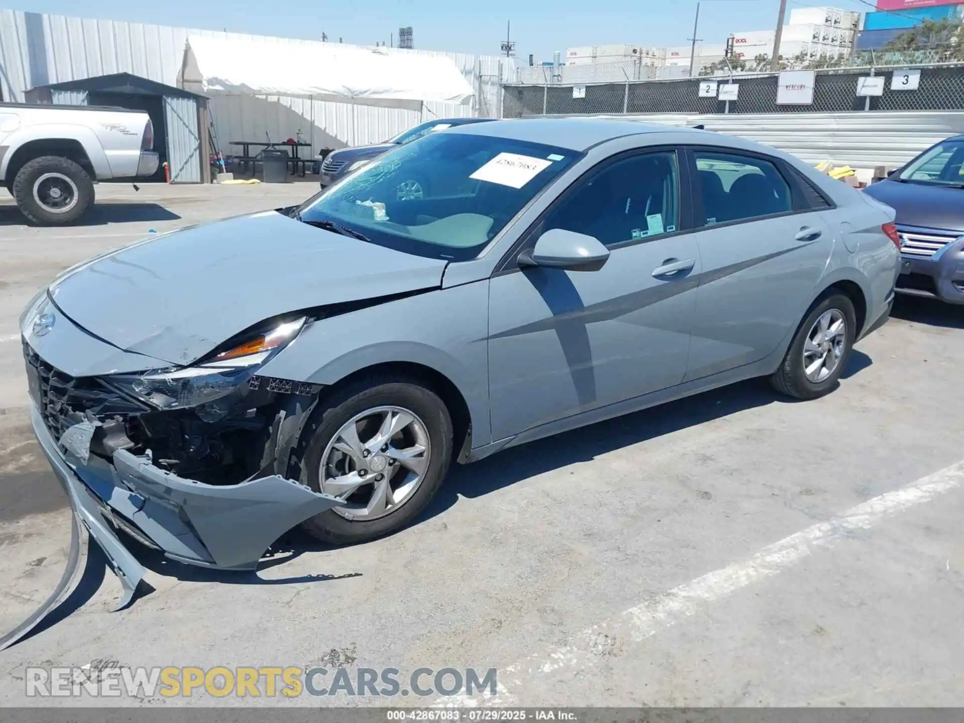 2 Photograph of a damaged car KMHLL4AG3MU108596 HYUNDAI ELANTRA 2021