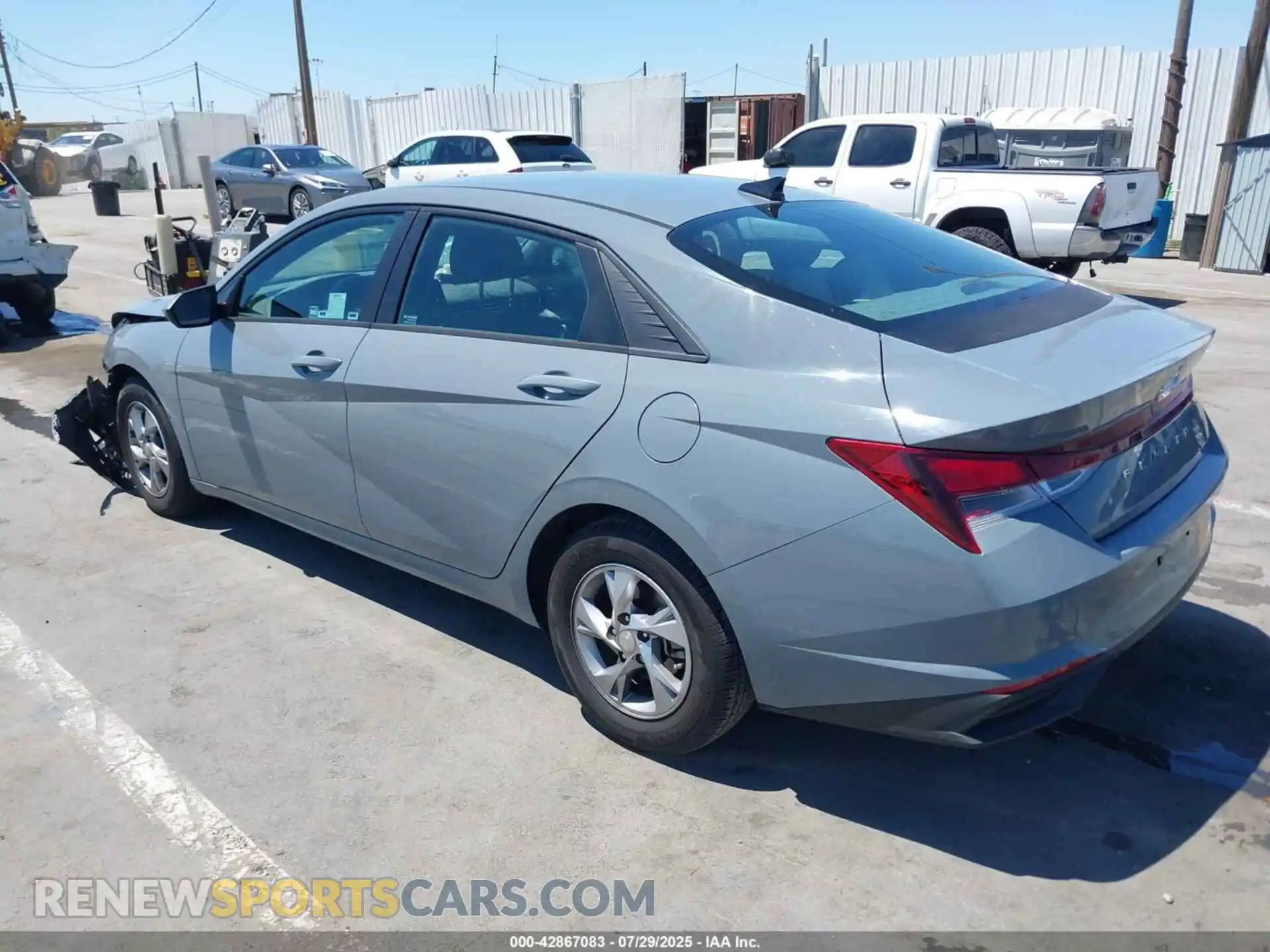 3 Photograph of a damaged car KMHLL4AG3MU108596 HYUNDAI ELANTRA 2021