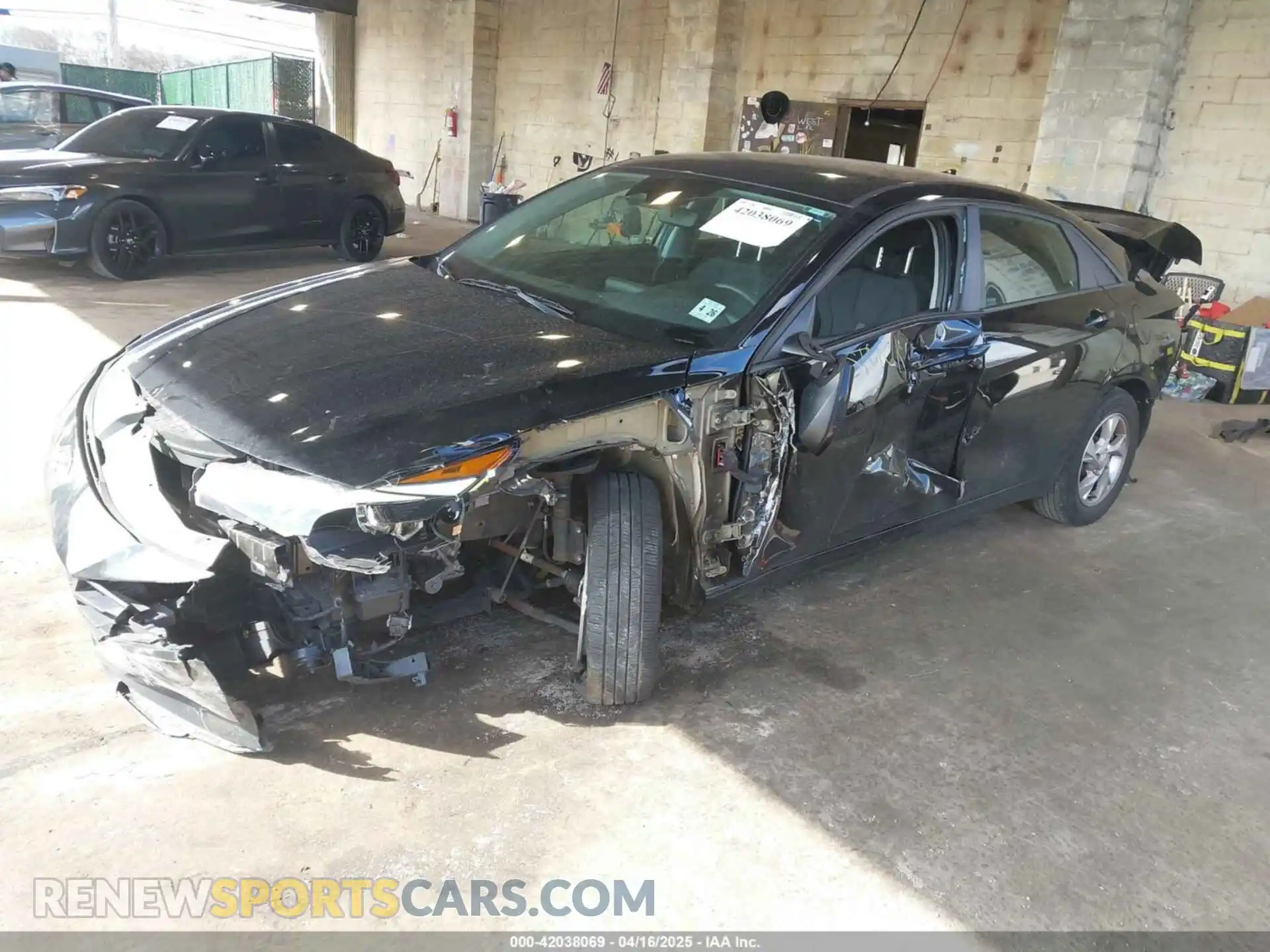 2 Photograph of a damaged car KMHLL4AG3MU118206 HYUNDAI ELANTRA 2021