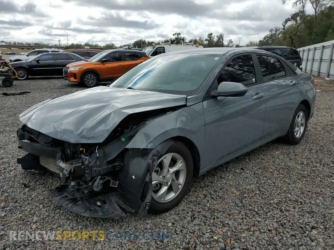 1 Photograph of a damaged car KMHLL4AG3MU127097 HYUNDAI ELANTRA 2021