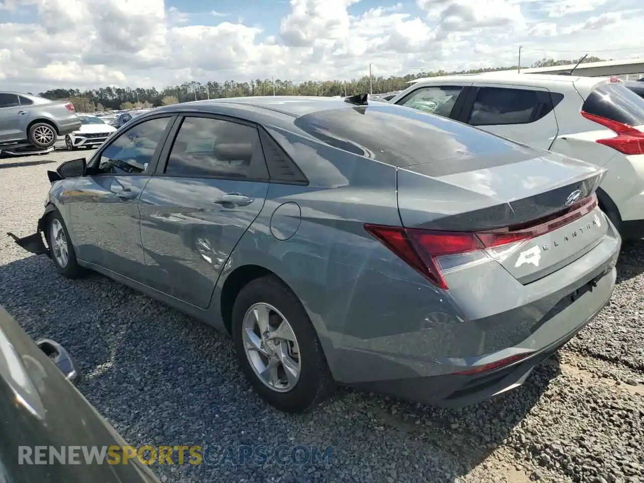 2 Photograph of a damaged car KMHLL4AG3MU127097 HYUNDAI ELANTRA 2021