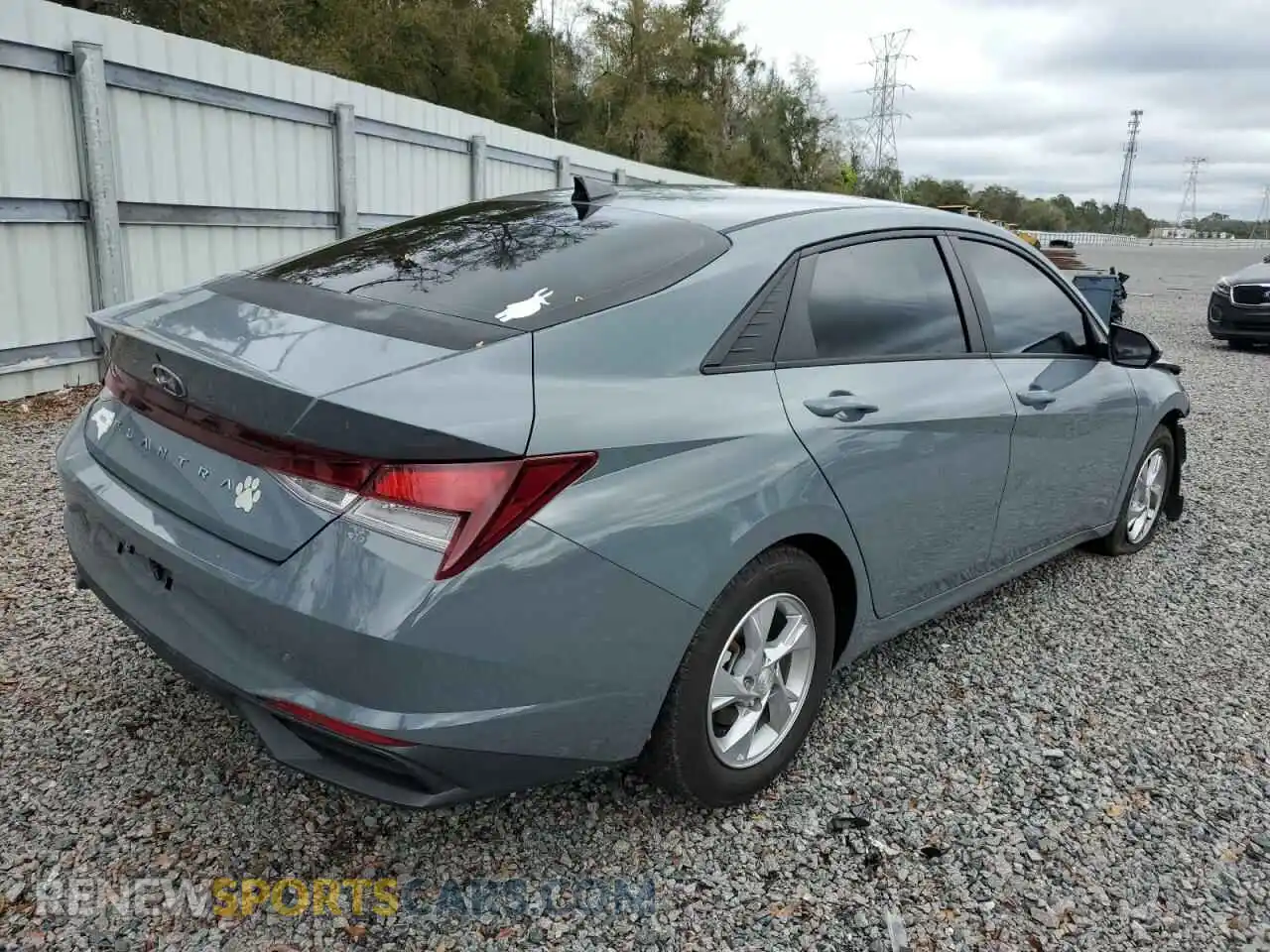 3 Photograph of a damaged car KMHLL4AG3MU127097 HYUNDAI ELANTRA 2021