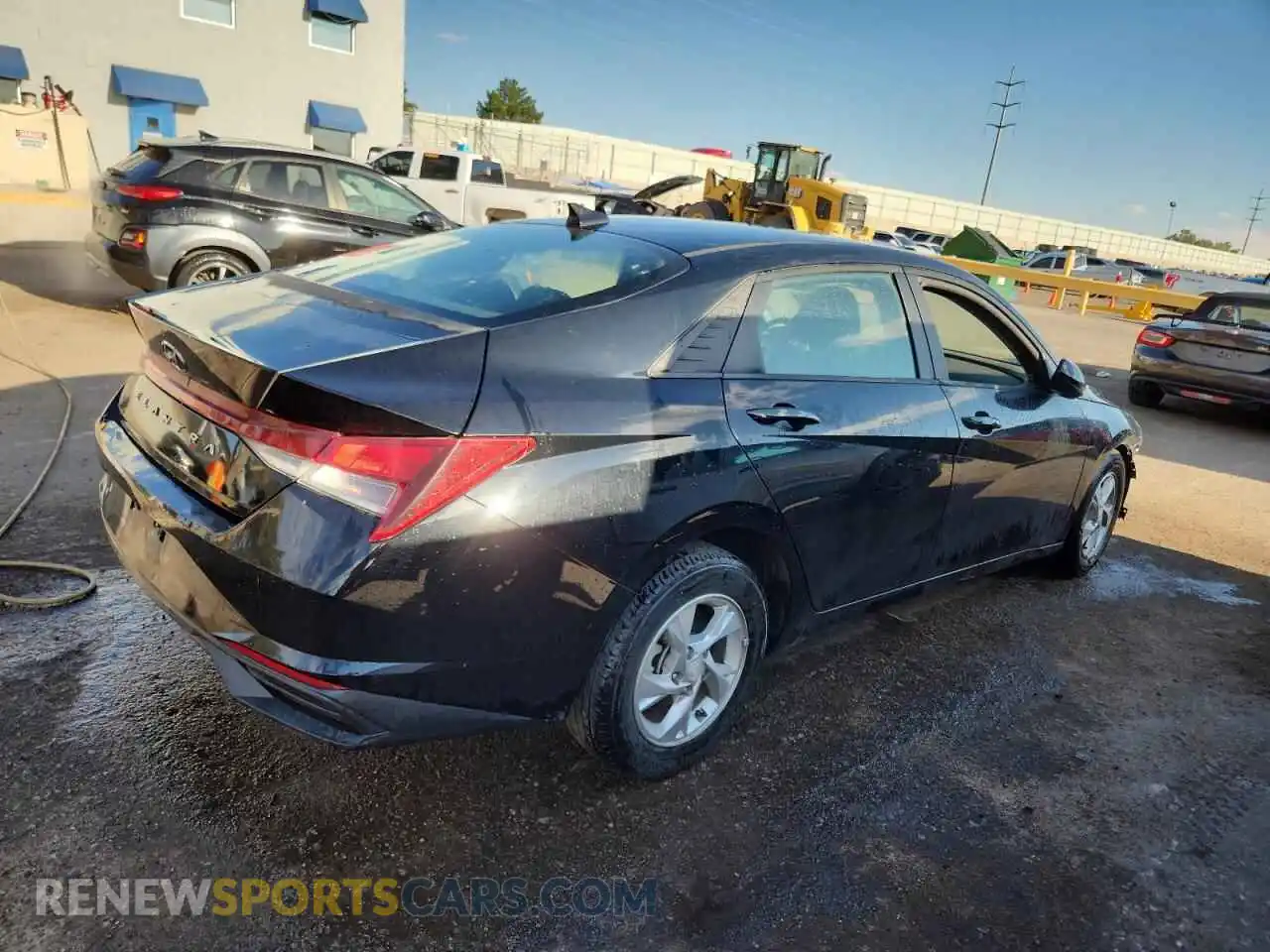 3 Photograph of a damaged car KMHLL4AG3MU198798 HYUNDAI ELANTRA 2021