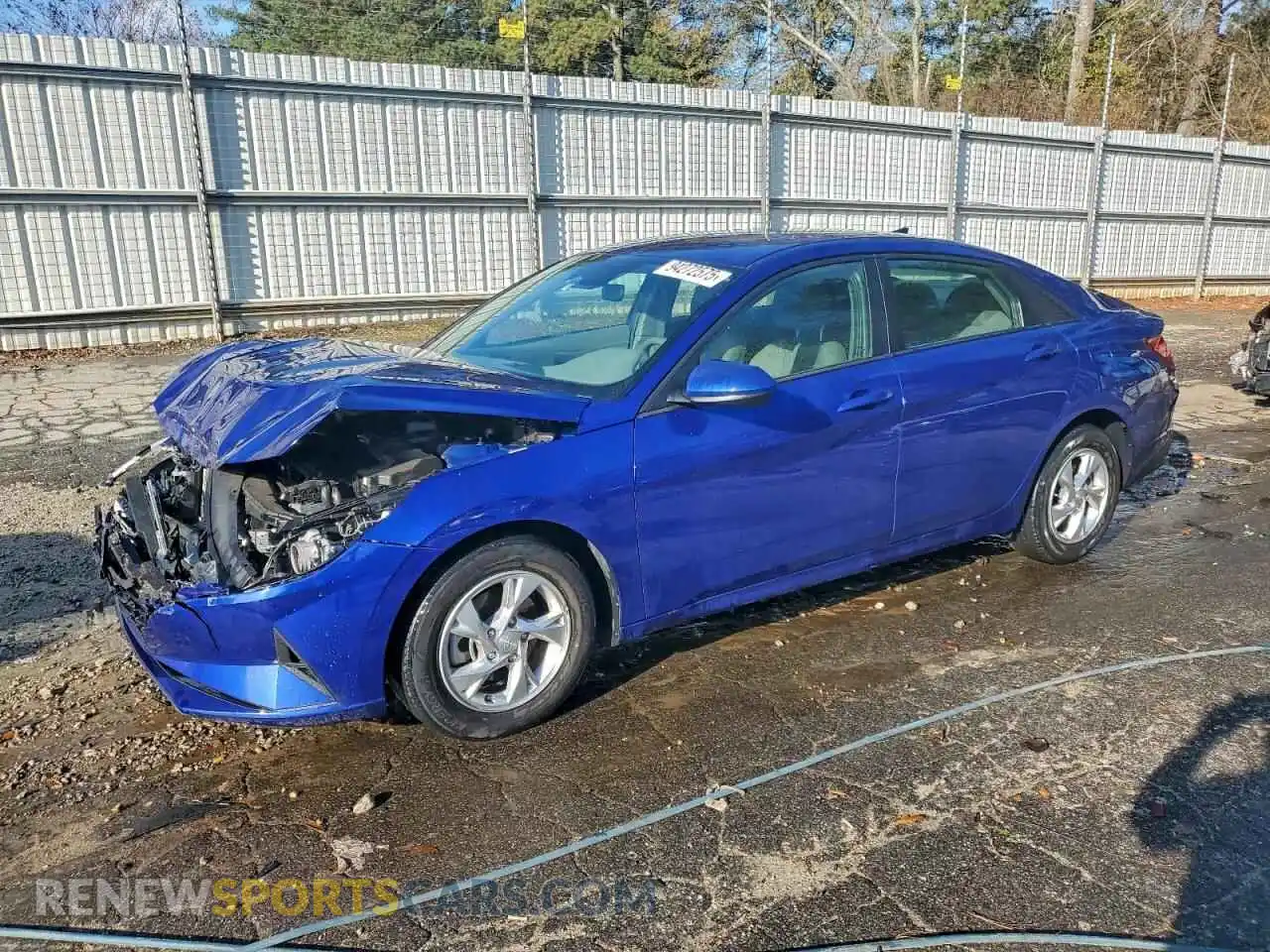 1 Photograph of a damaged car KMHLL4AG3MU209671 HYUNDAI ELANTRA 2021