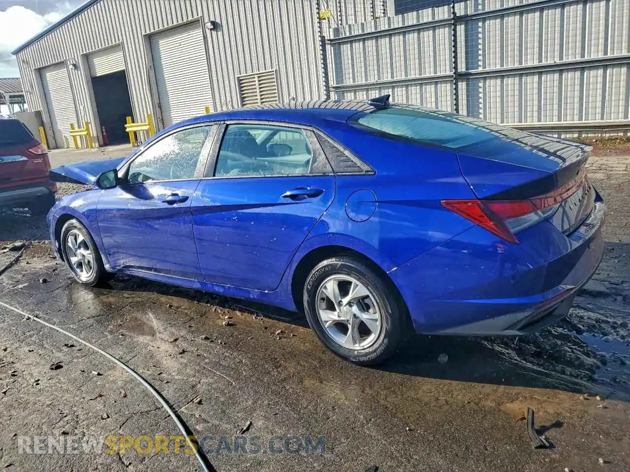 2 Photograph of a damaged car KMHLL4AG3MU209671 HYUNDAI ELANTRA 2021