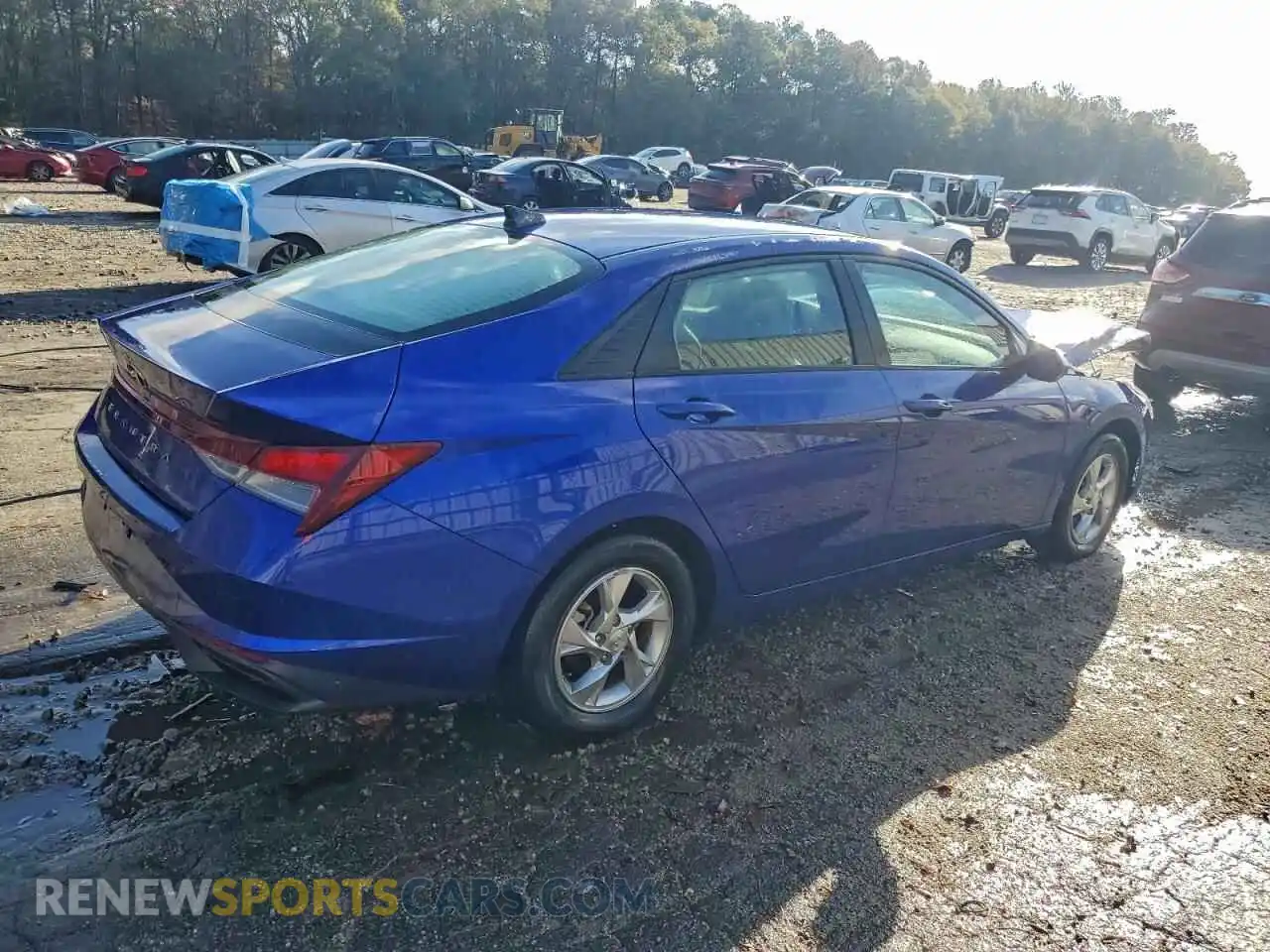 3 Photograph of a damaged car KMHLL4AG3MU209671 HYUNDAI ELANTRA 2021