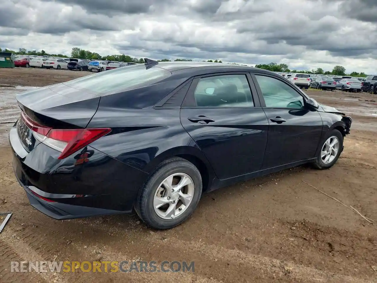 3 Photograph of a damaged car KMHLL4AG4MU118215 HYUNDAI ELANTRA 2021