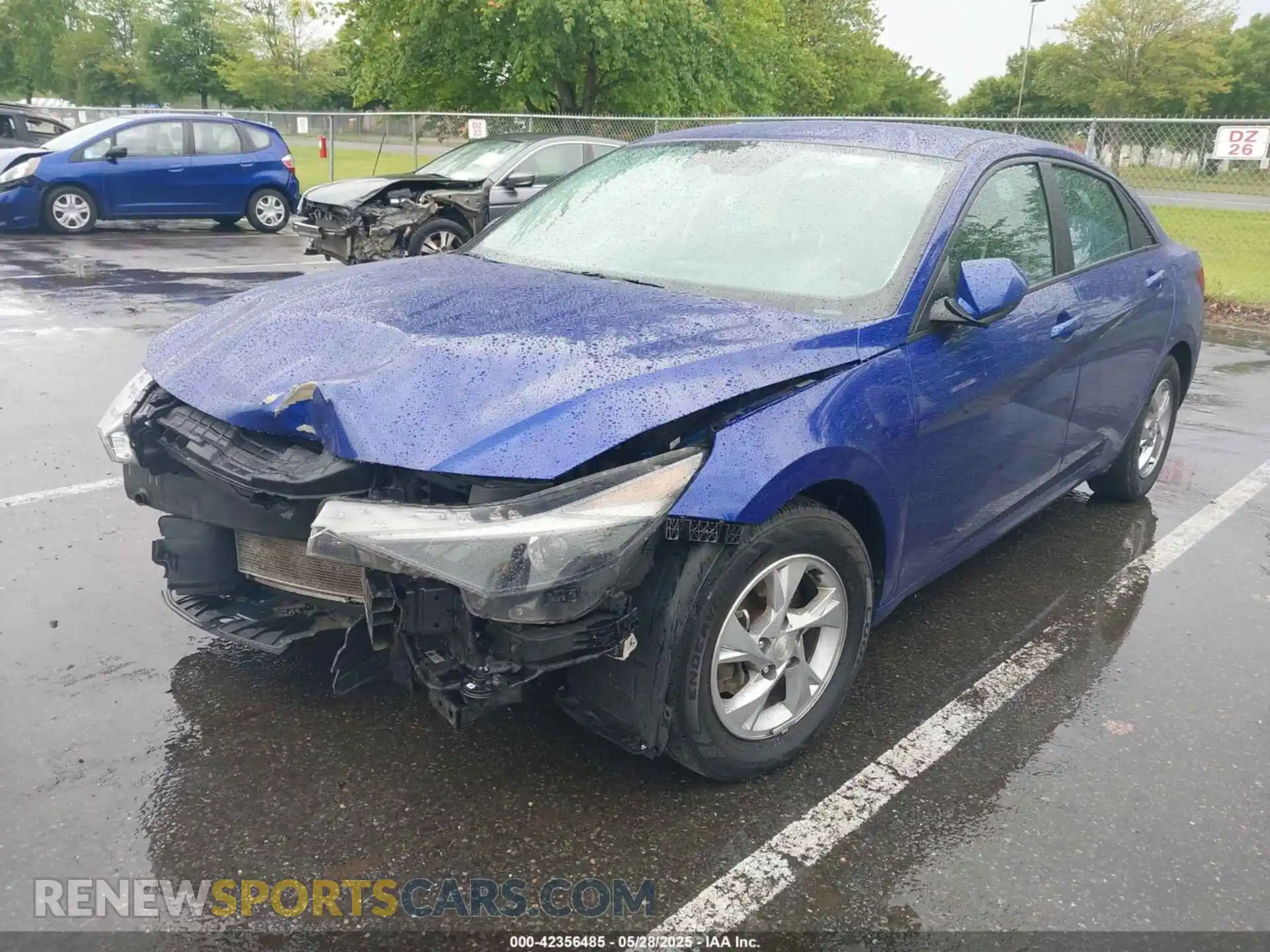 2 Photograph of a damaged car KMHLL4AG4MU180505 HYUNDAI ELANTRA 2021