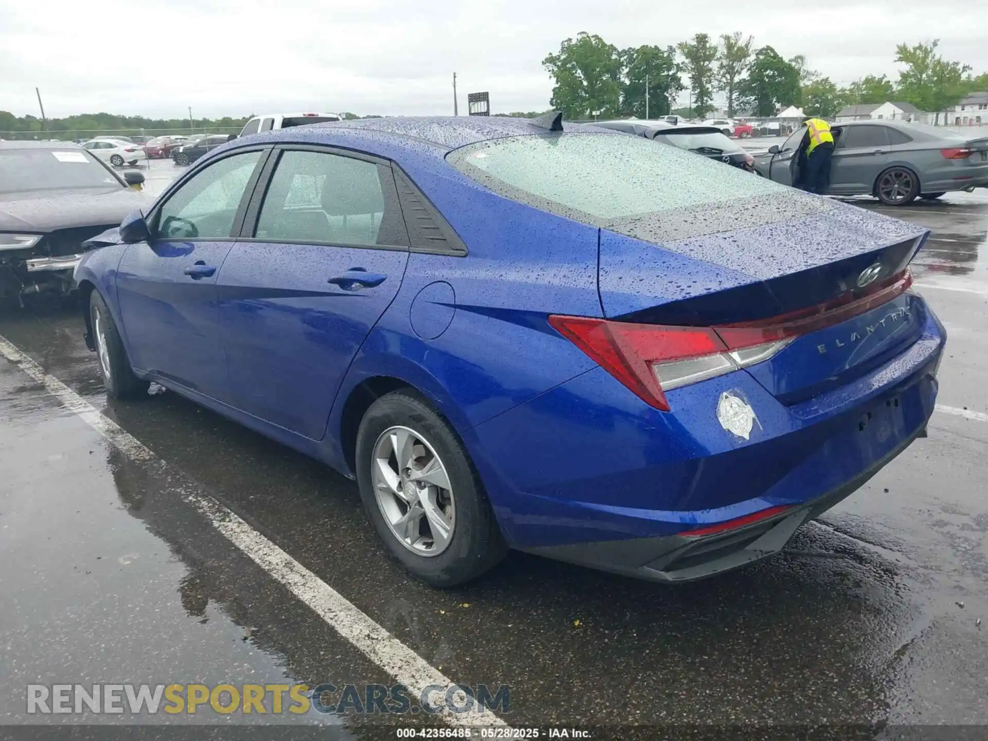 3 Photograph of a damaged car KMHLL4AG4MU180505 HYUNDAI ELANTRA 2021