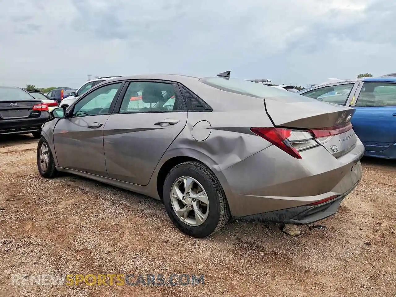 2 Photograph of a damaged car KMHLL4AG5MU069476 HYUNDAI ELANTRA 2021