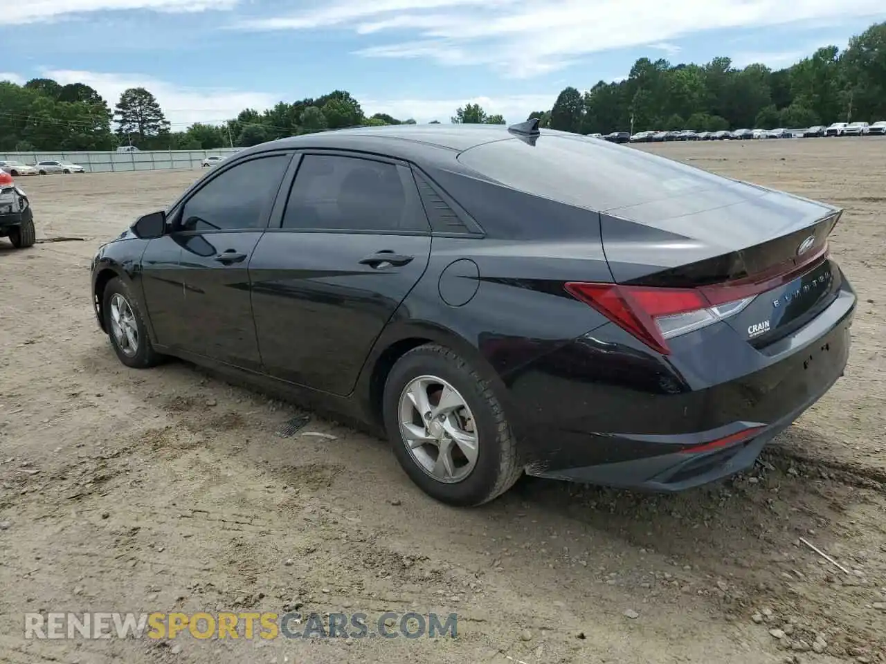 2 Photograph of a damaged car KMHLL4AG5MU072006 HYUNDAI ELANTRA 2021