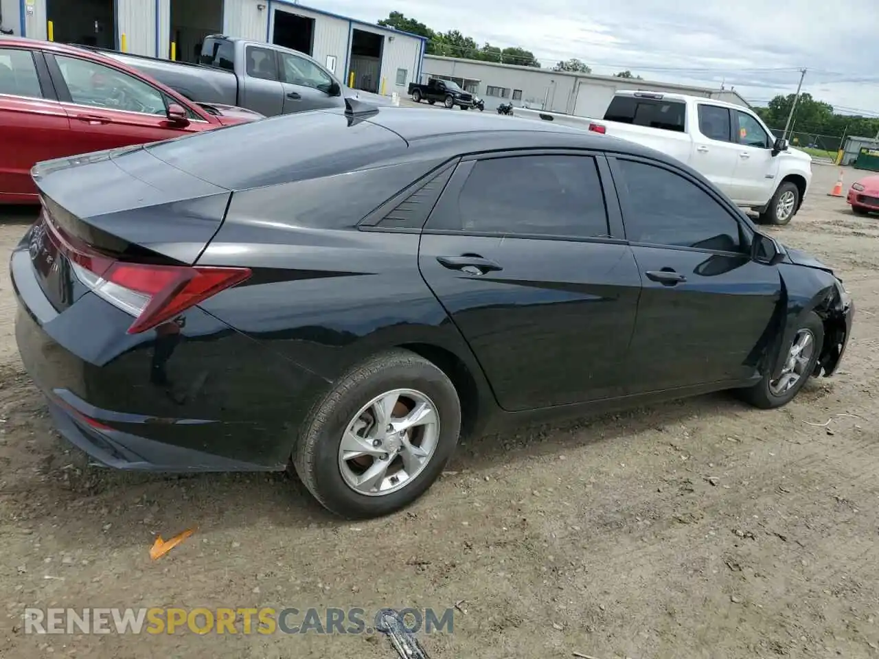 3 Photograph of a damaged car KMHLL4AG5MU072006 HYUNDAI ELANTRA 2021