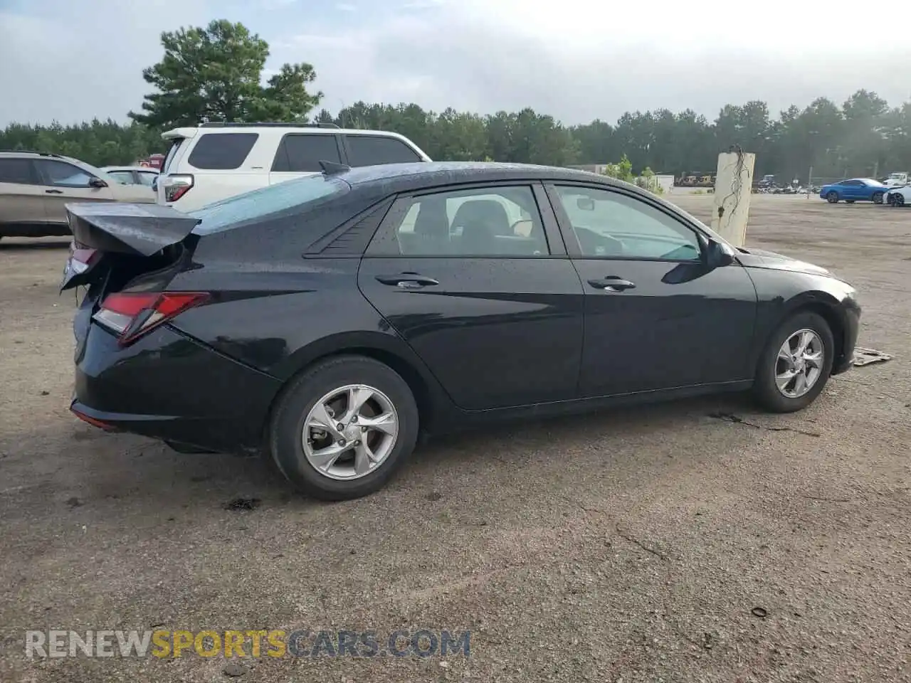 3 fotografías del automóvil dañado KMHLL4AG5MU131782 HYUNDAI ELANTRA 2021